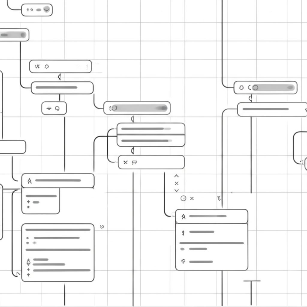 Team collaborating together around a shared workspace