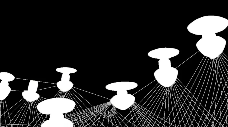 Abstract line art representing web research agent and chat timestamps