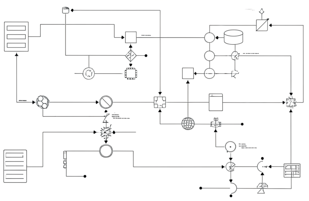 Abstract flowing automation patterns
