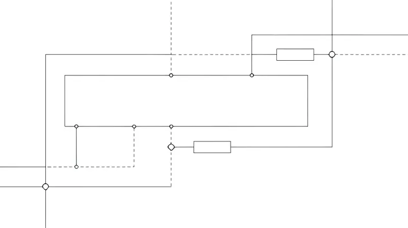 Abstract network connection patterns