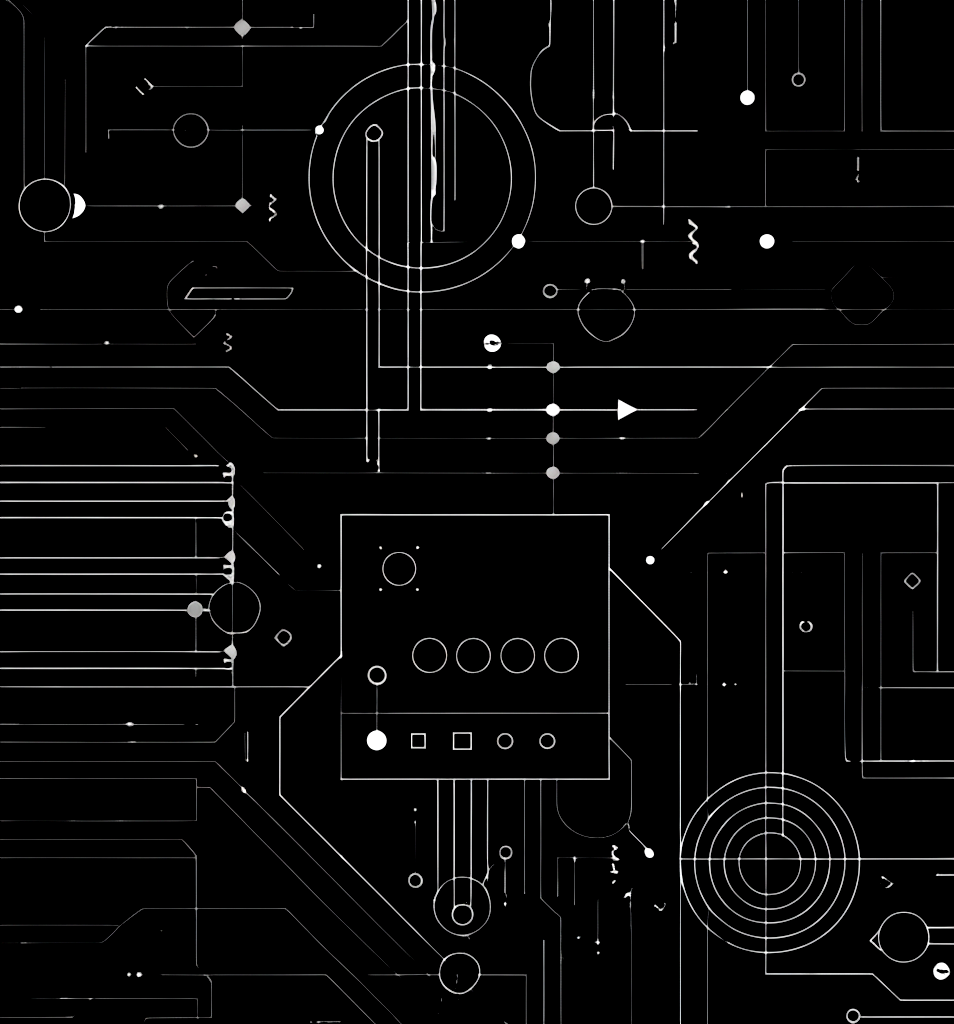 Abstract neon light patterns