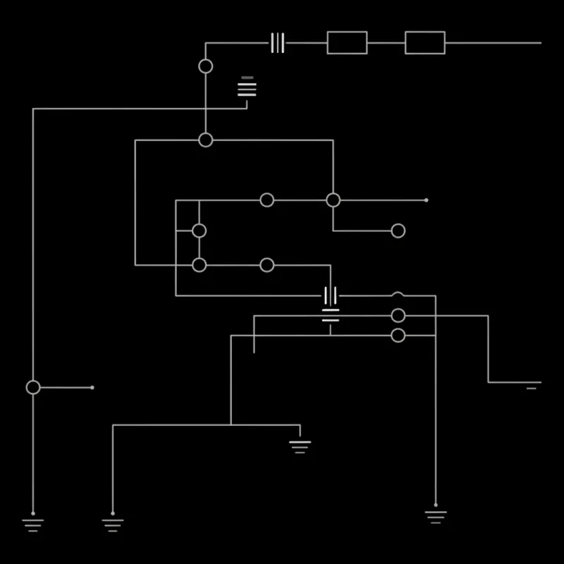 Connected dots pattern